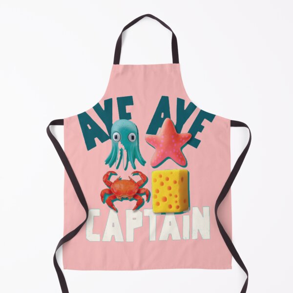 Item preview, Aye Aye Captain - Cute Underwater Sea Squad Octopus Starfish Crab Sponge designed and sold by GenZFashion000.