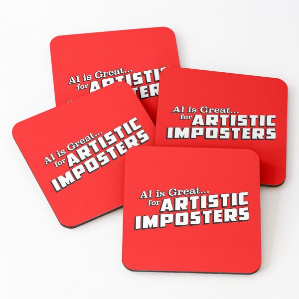 Item preview, AI is Great for Artistic Imposters designed and sold by GritFX.