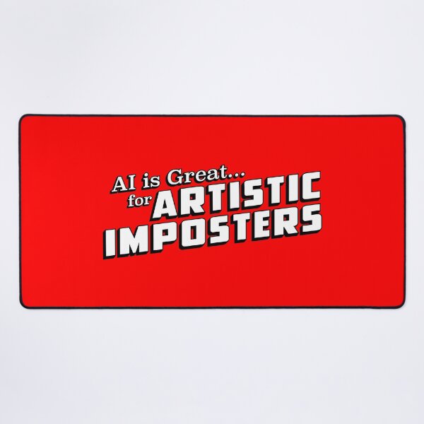 Item preview, AI is Great for Artistic Imposters designed and sold by GritFX.