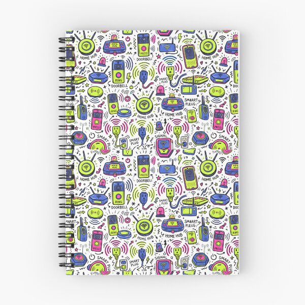 Item preview, Smart Home Gadgets Tech Seamless Pattern Retro Tech designed and sold by SplashTastic.