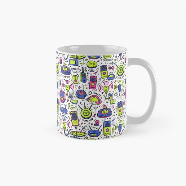 Item preview, Smart Home Gadgets Tech Seamless Pattern Retro Tech designed and sold by SplashTastic.