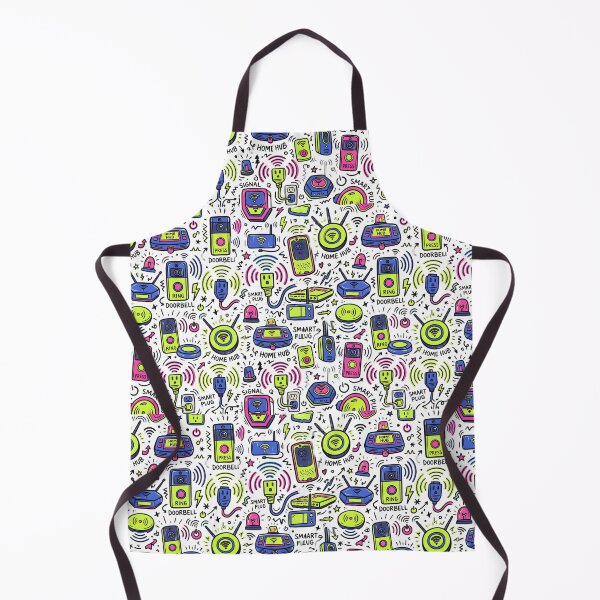 Item preview, Smart Home Gadgets Tech Seamless Pattern Retro Tech designed and sold by SplashTastic.