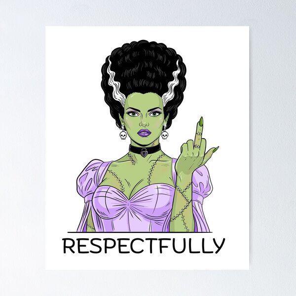 Item preview, Bride of Frankenstein Sassy Halloween Gothic Monster designed and sold by Chelsealuv Krigbaum.