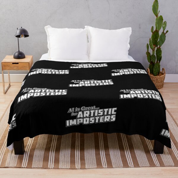 Item preview, AI is Great for Artistic Imposters - White Version designed and sold by GritFX.