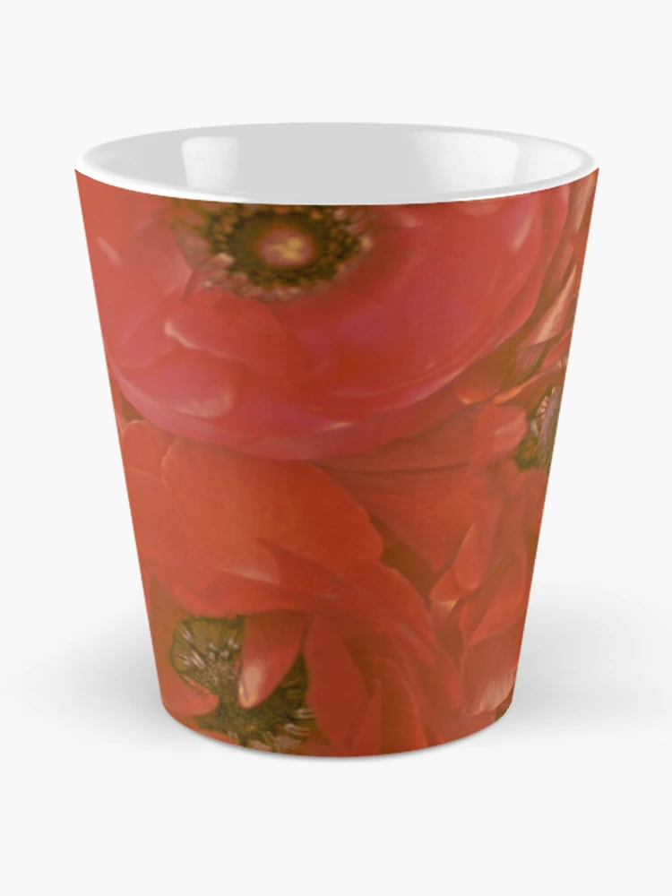 Thumbnail 2 of 4, Coffee Mug, Red Luscious Ranunculus designed and sold by Bloomin' Arty Fashion.
