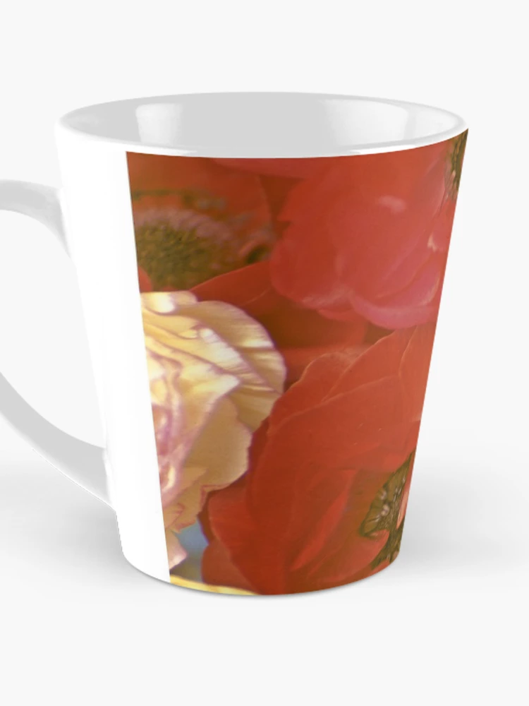 Thumbnail 3 of 4, Coffee Mug, Red Luscious Ranunculus designed and sold by Bloomin' Arty Fashion.