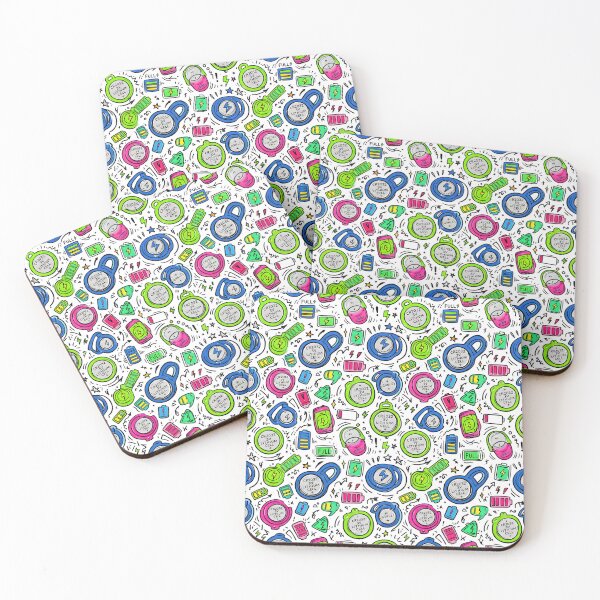 Item preview, Coin Cell Lithium Battery Tech Seamless Pattern Retro Tech designed and sold by SplashTastic.