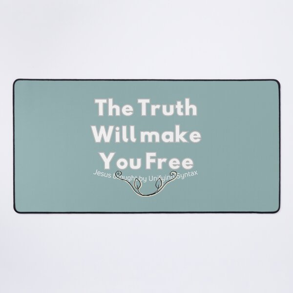 Item preview, The Truth will Make You Free - Inspiring Motivational Minimalism Products designed and sold by UnifyingSyntax.