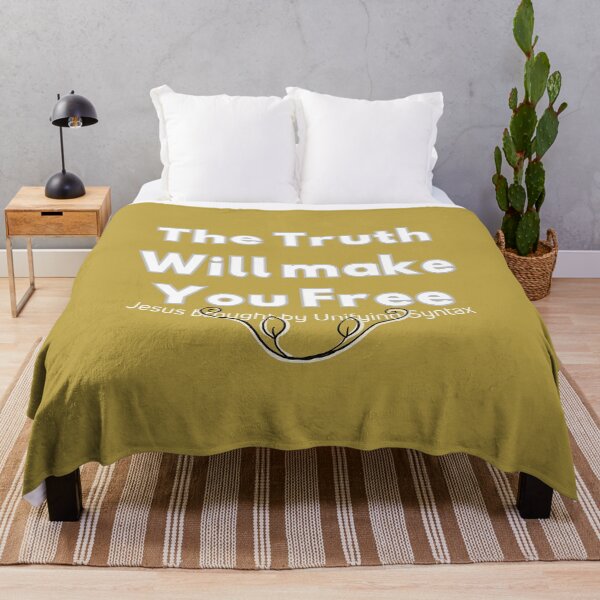 Item preview, The Truth will Make You Free - Inspiring Motivational Minimalism Products designed and sold by UnifyingSyntax.