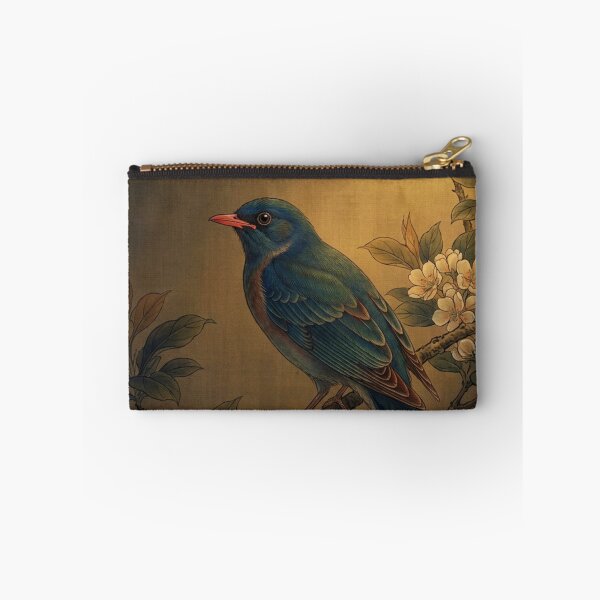 Item preview, Nightingale Songbird in Classical Chinese Brushwork Ink Painting designed and sold by OddlySticky.