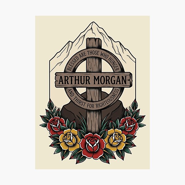 Item preview, Arthur Traditional Tattoo Tribute designed and sold by Fictional Ink Society.