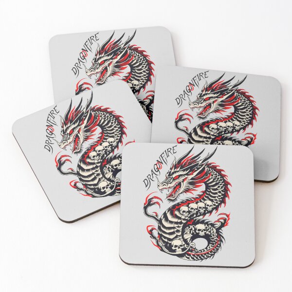 Item preview, Dragonfire Shirt – Cursed Skull Dragon Tattoo designed and sold by VikArtStudio.
