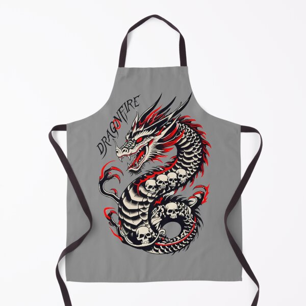 Item preview, Dragonfire Shirt – Cursed Skull Dragon Tattoo designed and sold by VikArtStudio.