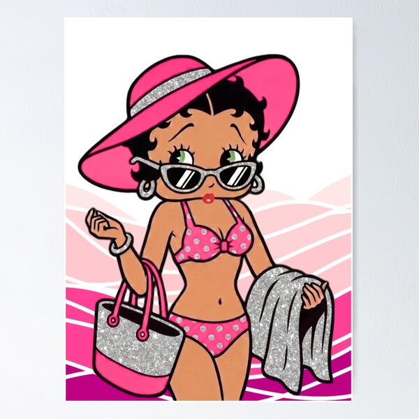 Item preview, Betty Boops Retro Summer designed and sold by LyssasMindArt.