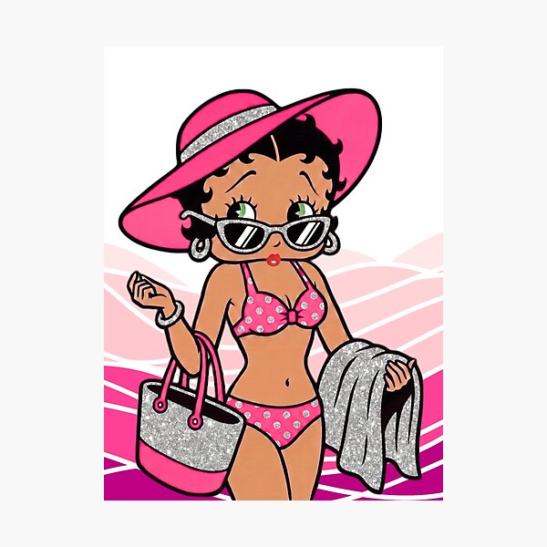 Item preview, Betty Boops Retro Summer designed and sold by LyssasMindArt.