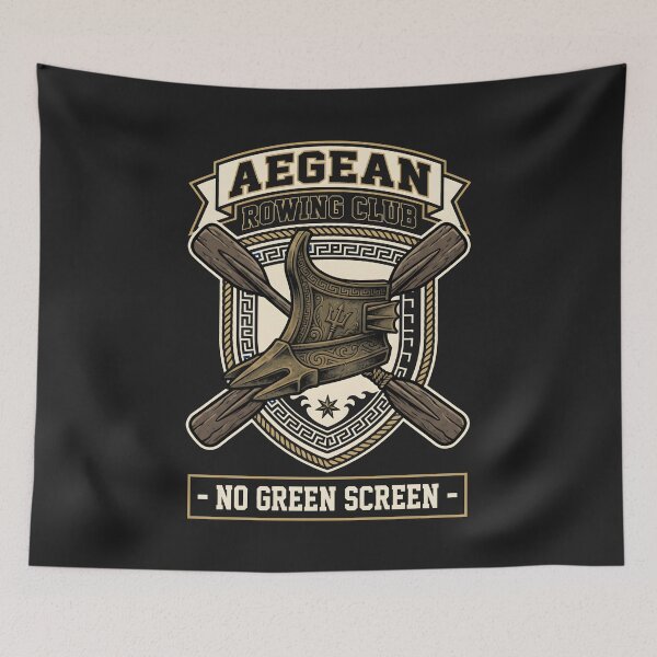 Item preview, Aegean Rowing Club Ancient Trireme Ram Rowing designed and sold by SplashTastic.