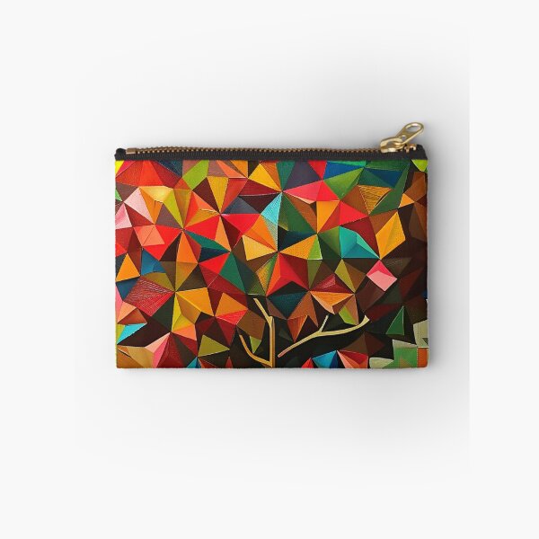 Item preview, Colorfully Vibrant Geometric Tree 3-D-Inspired Abstract Art designed and sold by DEC02.