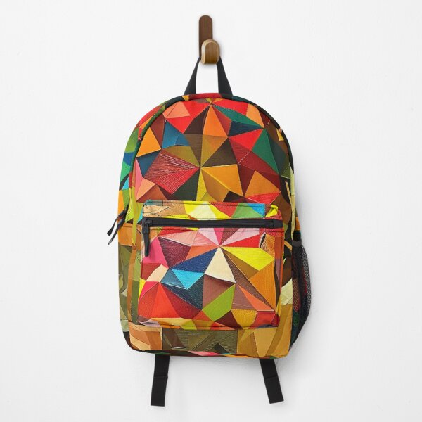 Item preview, Colorfully Vibrant Geometric Tree 3-D-Inspired Abstract Art designed and sold by DEC02.