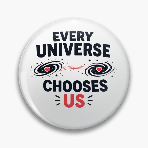 Item preview, Every Universe Chooses Us | Minimal Galaxy Love | Romantic Couple design  designed and sold by Lovestickerco.