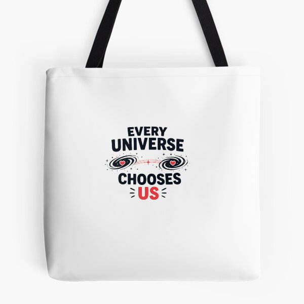 Item preview, Every Universe Chooses Us | Minimal Galaxy Love | Romantic Couple design  designed and sold by Lovestickerco.