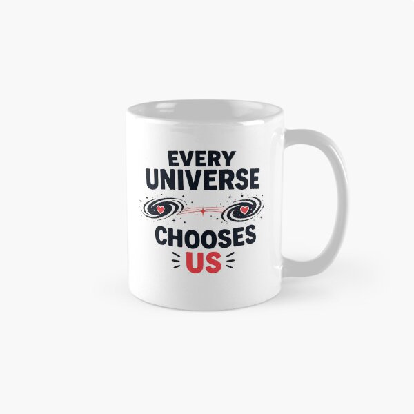 Item preview, Every Universe Chooses Us | Minimal Galaxy Love | Romantic Couple design  designed and sold by Lovestickerco.