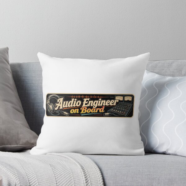 Item preview, Audio Engineer On Board - Vintage Sound Tech Bumper Sticker designed and sold by graphic-genie.