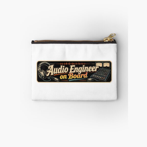 Item preview, Audio Engineer On Board - Vintage Sound Tech Bumper Sticker designed and sold by graphic-genie.