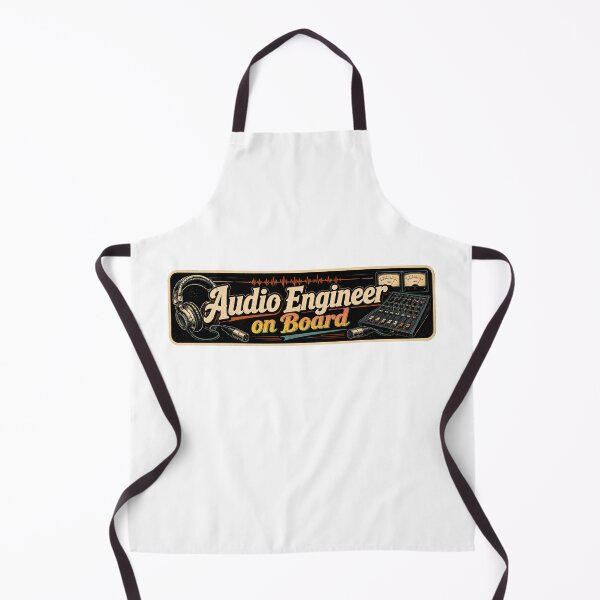 Item preview, Audio Engineer On Board - Vintage Sound Tech Bumper Sticker designed and sold by graphic-genie.