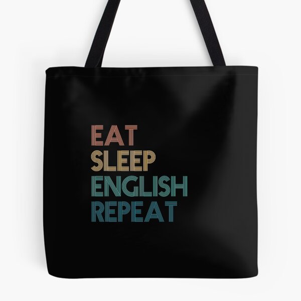 Item preview, Eat Sleep English Repeat - Gift For English Fans designed and sold by kindxinn.