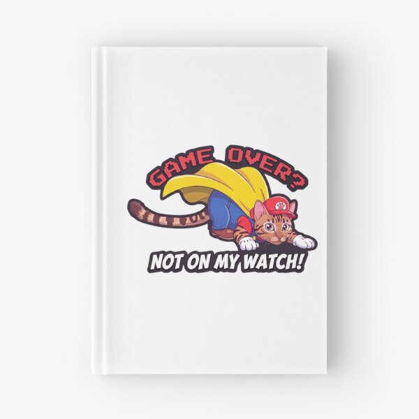 Item preview, Super Hero Gamer Cat - Game Over Not On My Watch designed and sold by FrikiQuotes4U.