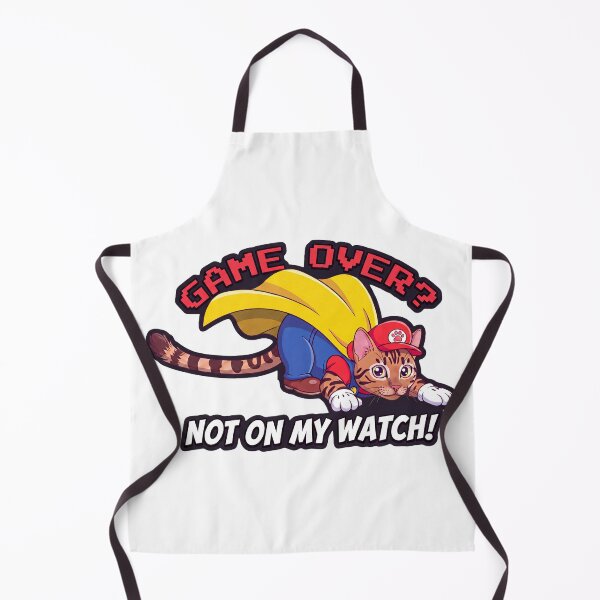 Item preview, Super Hero Gamer Cat - Game Over Not On My Watch designed and sold by FrikiQuotes4U.
