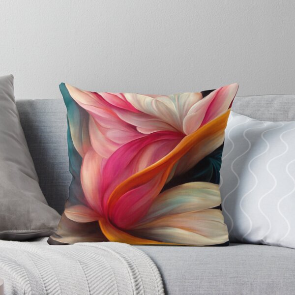 Item preview, Elegant Floral Swirls In Pink-Magenta And Cream designed and sold by DEC02.