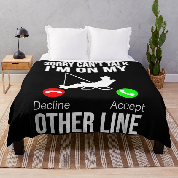 Item preview, Sorry Can't Talk I'm On My Other Line Fisherman Angler Fishing Enthusiast designed and sold by Hugosploosh.