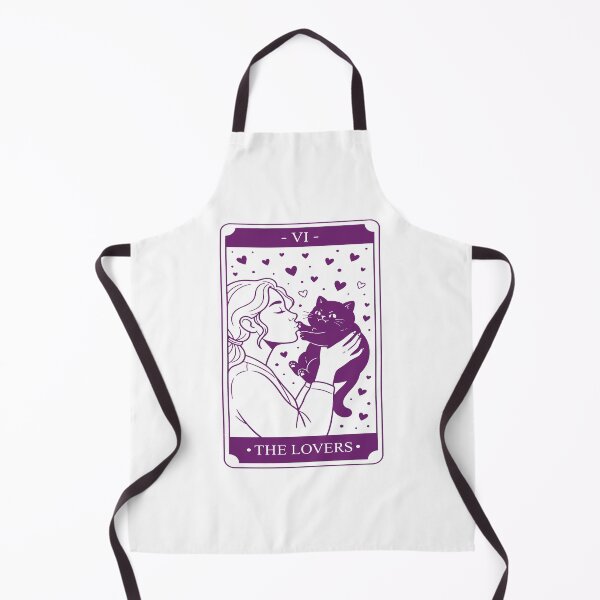 Item preview, The Lovers Tarot Card - Playful Cat & Owner. designed and sold by EunsooLee.