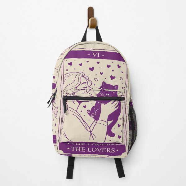 Item preview, The Lovers Tarot Card - Playful Cat & Owner. designed and sold by EunsooLee.