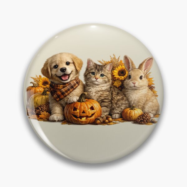 Item preview, Cutesy Autumn Pets designed and sold by Giddy Bear Gifts.