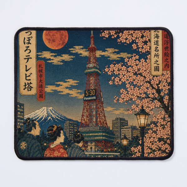 Item preview, Sapporo TV Tower Ukiyo-e designed and sold by KAI Collective.