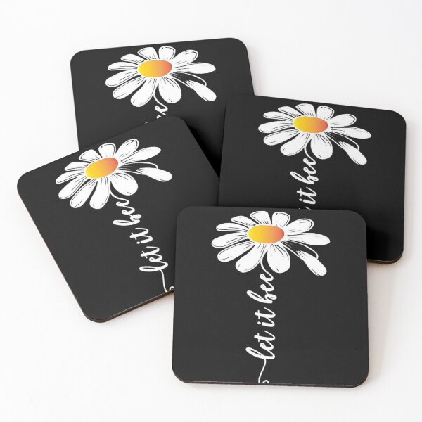 Item preview, Let It Be Floral Inspirational Quote Flower Design designed and sold by RajDeals.