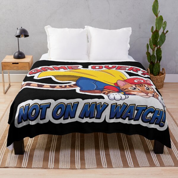Item preview, Cat Gamer Superhero - Game Over Not On My Watch designed and sold by FrikiQuotes4U.