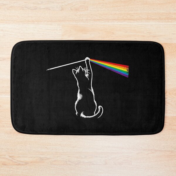Item preview, Cat Pink Floyd Dark Side Of The Moon Rainbow Music Feline designed and sold by Hugosploosh.