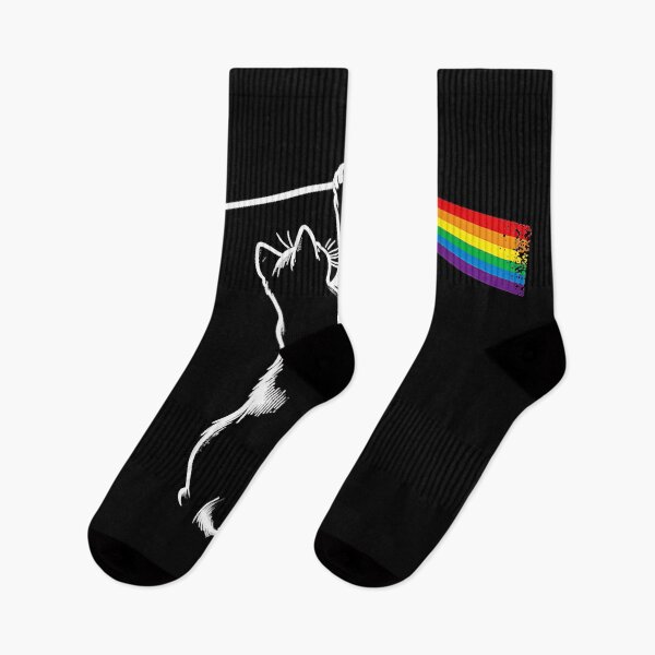 Item preview, Cat Pink Floyd Dark Side Of The Moon Rainbow Music Feline designed and sold by Hugosploosh.