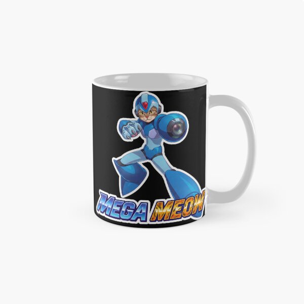 Item preview, Mega Meow Gamer Cat - Blue Paw-er designed and sold by FrikiQuotes4U.