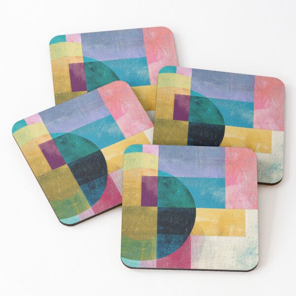 Item preview, Modern Contemporary Geometric Abstract Textured Distressed Shapes    designed and sold by DEC02.
