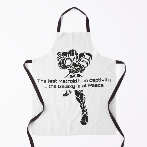 Item preview, Super Metroid Samus Quote - The Galaxy is at Peace Scifi Art black version designed and sold by FrikiQuotes4U.