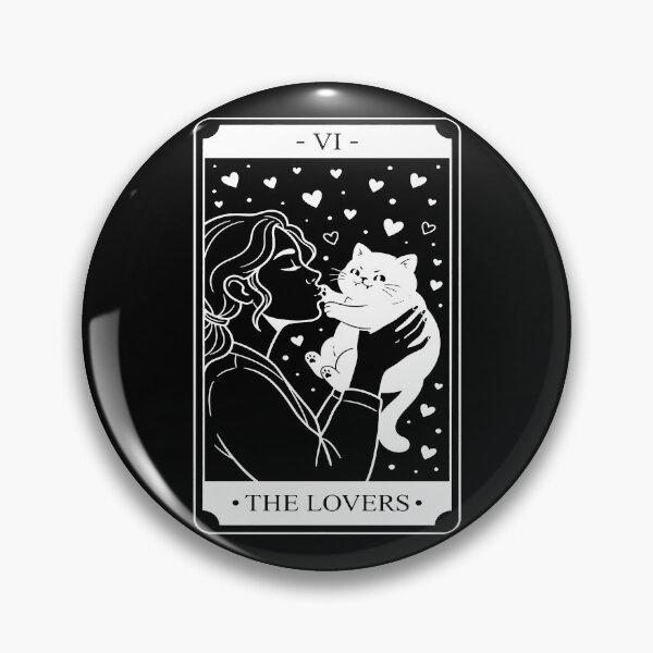 Item preview, The Lovers Tarot Card - Playful Cat & Owner. #2 designed and sold by EunsooLee.