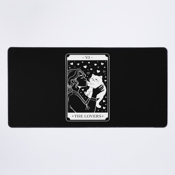 Item preview, The Lovers Tarot Card - Playful Cat & Owner. #2 designed and sold by EunsooLee.