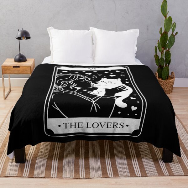 Item preview, The Lovers Tarot Card - Playful Cat & Owner. #2 designed and sold by EunsooLee.