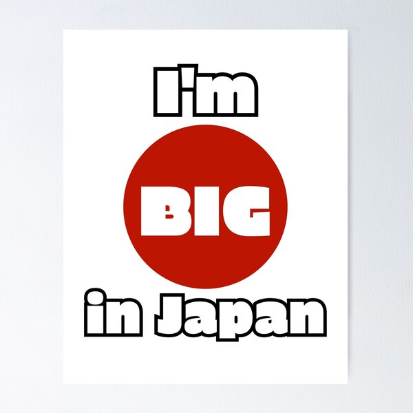 Item preview, Funny Retro I'm BIG IN Japan Vintage 80s Music Japanese Joke designed and sold by Space Ghettos.