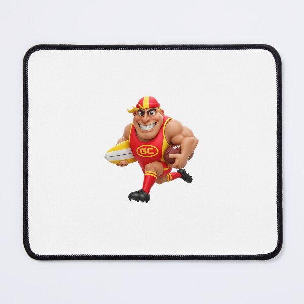 Item preview, Gold Coast Suns AFL Mascot Logo Classic Vintage Design designed and sold by Luke Foran Sports Art.