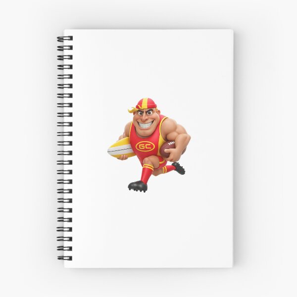 Item preview, Gold Coast Suns AFL Mascot Logo Classic Vintage Design designed and sold by Luke Foran Sports Art.